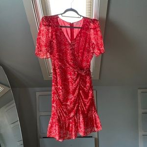 Red and white Parker dress, size 4 - worn once